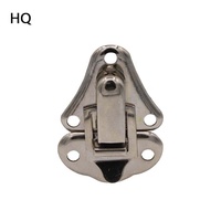 Rétro métal bronze boîte moraillon bagages cigare boîte serrure boucle cadeau bijoux boîte matériel serrure fermoir en bois vin cas boucle loquet