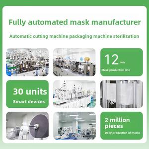 प्रमाणित n95 डिस्पोजेबल कार्बन धूल मास्क 5 परत फोम नाक पैड एकल लपेटें सफेद श्वसन - Product Image 4