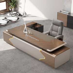 Ensemble de chaises de bureau de direction, mobilier de bureau commercial moderne haut de gamme élégant pour président, directeur général - Product Image 5