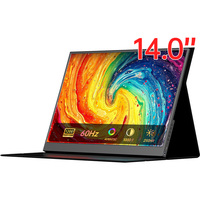 Monitor Portátil Eimio de 14 Pulgadas y 60Hz con Conexión Tipo-C de Función Completa, Plug and Play, Extensor de Pantalla Portátil para Laptop, OEM