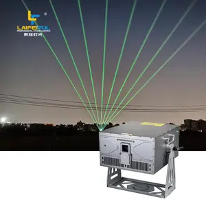 DJ doublelayer cấu trúc tùy biến 30 Wát không thấm nước RGB hoạt hình ánh sáng laser 360 độ xoay