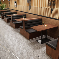 Ensembles de mobilier de restaurant en bois massif sur mesure HUALIN (Tables à manger, chaises et banquettes) – Personnalisation en gros directe usine