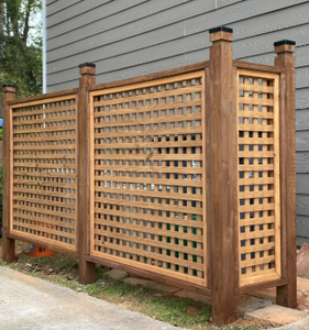 Panneaux de clôture en treillis de bois (écran d'intimité) - Product Image 4