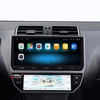 Nouveau lecteur multimédia de voiture Android 360 Carplay 12,3 pouces 6 Go + 128 Go avec GPS, WiFi, DSP, Mirror Link, garantie 1 an pour Land Cruiser Prado 2018-2020