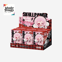 Figuras de Acción Coleccionables Originales Popmart Skullpanda Serie Winter Symphony, Caja Sorpresa, Lindas Figuras de Nieve, Colgante, Juguete, Regalo de Navidad