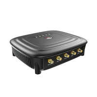 Lector RFID UHF Android Vanch VF-S108/VF-S208 EPC Gen 2 de 4 Puertos con Alcance de hasta 8m, Lector de Tarjetas de Control de Acceso con Chip IMPINJ E710