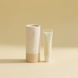 Biodegradable Custom Size Face Cream Paper Jar Beautiful Printing Essential Oil Paper Tube Packaging for Cosmetic Shampoo Candle - Product Image 2