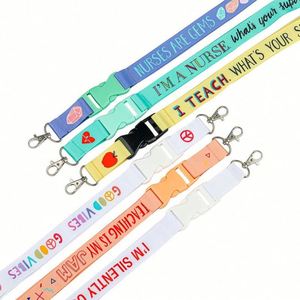 Custom <b>Polyester</b> <b>Lanyards</b> Eco-Friendly Recycled PET <b>Lanyard</b> | Customizable Color & Logo | Sustainable Corporate Gift - Product Image 1