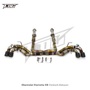 Tuyau d'échappement à valve personnalisé BOSKA de 3 pouces pour Chevrolet Corvette C8 Stingray Z51 E-Ray 6.2L LT2 2019-2025 OEM Valve - Product Image 2