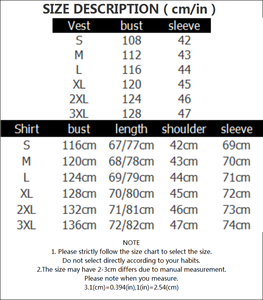 S-3xl di Design Casual abito con risvolto a maniche lunghe + gilet in Denim a vita corta senza maniche due pezzi Set - Product Image 2