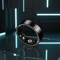 Bague Intelligente Personnalisée pour iOS/Android, Étanche, Suivi d'Activité Électronique, pour le Sport, le Sommeil et la Santé, Contrôle par Application, IA Intelligente