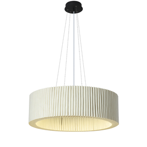 Illuminazione Vintage americana enorme paralume in feltro bianco soffitto acustico per la casa sospeso lampada a sospensione creativa per soggiorno - Product Image 2