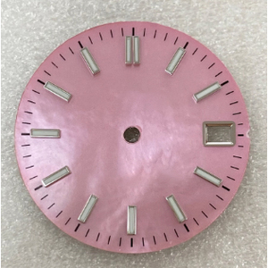 28.5mm Green Luminous Nail <b>Scale</b> Mother of Pearl Watch Dial Mod Parts for NH35 <b>Mechanical</b> Movement - Product Image 5