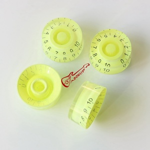 Donlis Factory Wholesale Plastic Speed LP <strong>Guitar</strong> <strong>Knob</strong> in Cream Yellow Fluorescent Green Colors - Product Image 2