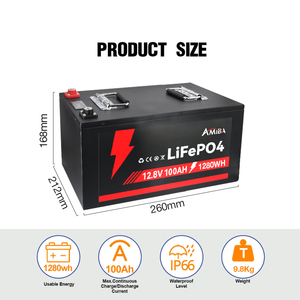 EU Kho bán buôn LiFePO4 pin 12V 50Ah 100Ah 200AH 400ah 460ah Bluetooth IP65 không thấm nước sưởi ấm cân bằng pin năng lượng mặt trời - Product Image 3