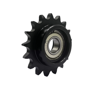 Pignon de chaîne à rouleaux galvanisé en acier 45, 13 dents, norme ANSI, alésage de 10 mm, diamètre extérieur de 50 mm, noir - Product Image 1