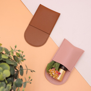 Étui de voyage en cuir PU en stock, étui pour flacon d'huile essentielle, étui pour rouge à lèvres, étui pour tablette de cire désodorisante pour voiture - Product Image 2