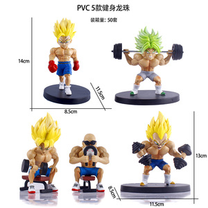 Figurine de personnage de dessin animé musclé, modèle de guerrier de fitness, boxe et haltérophilie, jouet de collection GK, ornement, vente en gros - Product Image 6
