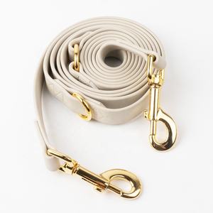 Charm Pvc Custom Own Logo Beige Collar Lead Set Arnés para perros Beige con plomo - Product Image 2