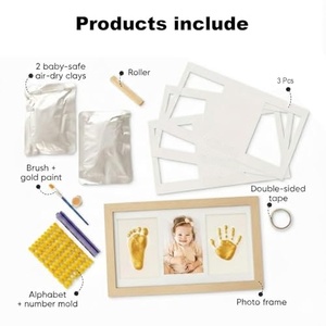 Kit de Huellas de Bebé Recién Nacido 2026, Sin Tinta, No Tóxico, con Almohadilla de Tinta Limpia para Huellas de Manos y Pies, para Marco de Fotos de Bebé - Product Image 2