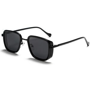 Lunettes de soleil grises pour femmes, monture noire en métal TR, verres polarisés UV400 TAC, type 3, pour sorties mode et conduite - Product Image 4