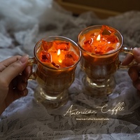 Handgemachte Kaffeeduft-Sojawachskerze in Tassenform - Perfektes Geschenk für Gastgeberinnen, Partyfavors und Stimmungscreations