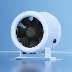 6 inch inline saluran ventilasi dapat fan untuk hidroponik rumah kaca pertanian