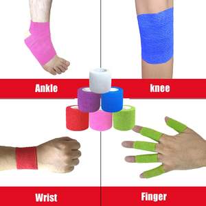 Bandage auto-adhésif Bandage élastique Bandage auto-adhésif Cohésif Bandages pour poignet Cheville <span class=keywords><strong>Bande</strong></span> - Product Image 2