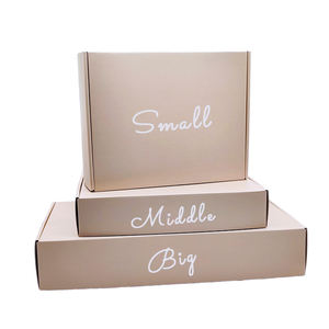 Caja de embalaje corrugado para cosméticos, Logo personalizado de fábrica Oem, Color Nude, envío con garantía de calidad - Product Image 5