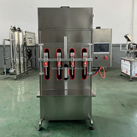 Máquina Llenadora de Botellas de Líquido Semiautomática Comercial para Bebidas, Aceite, Jugo, Agua Potable, Máquina de Envasado