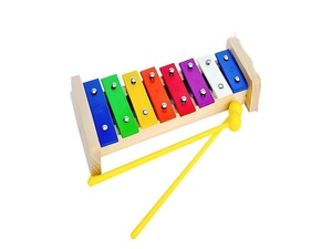 Wholesale Orff Percussion <b>Instrument</b> 8 Notes Portable Rainbow Glockenspiel Xylophone <b>Musical</b> Percussion <b>Instrument</b> for Kids - Product Image 1