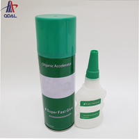 KIT MDF Super Colle Avec Spray Adhésif Activateur Cyanoacrylate Colle pour l'Artisanat et la Construction | Lot de 2