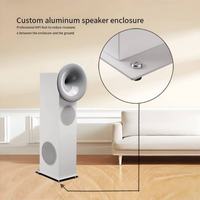 Système de haut-parleurs de fête portables Gold3 Dual 8 pouces - Haut-parleur PA Bluetooth HiFi 60W avec lumières LED RGB