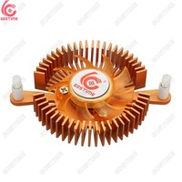 Radiateur rond en aluminium, pour ordinateur de bureau DC 12V 5V, 2 broches, 80mm, VGA, 64x14