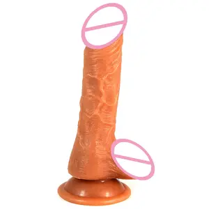 FAAK 19.5 cm de long femmes réalistes jouets sexuels gros gode naturel avec ventouse sex shop réel jouets érotiques doux pour le