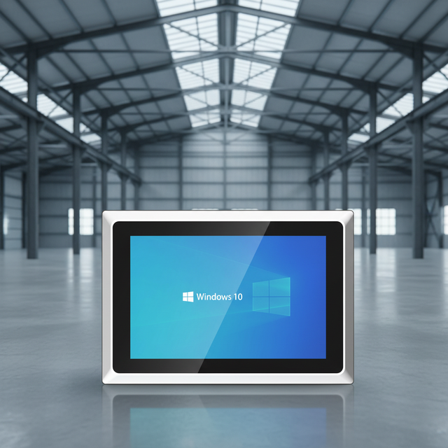 LinNuo 10.1" Capacitive Touch Screen Fanless Quad Core IP65 HD Port Windows 10/Linux Rugged Industrial Wall-Mounted Panel PC