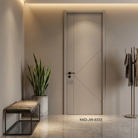 Portes intérieures contemporaines de style Shaker à âme pleine avec trous pré-percés pour projets résidentiels