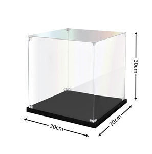 Boîte <span class=keywords><strong>de</strong></span> présentation en acrylique pour objets <span class=keywords><strong>de</strong></span> collection, figurines <span class=keywords><strong>Lego</strong></span>, poupées, modèles réduits, anti-poussière, empilable, taille personnalisable - Product Image 2