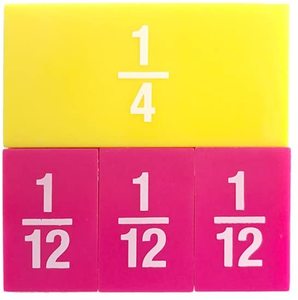 Bloques de Espuma EVA Educativos para Niños, Fichas de Equivalencia de <span class=keywords><strong>Fracciones</strong></span> Codificadas por Colores |   Manipuladores Matemáticos de Espuma EVA para Niños - Product Image 4