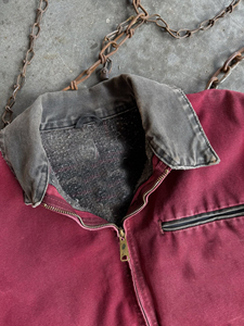 Giacca <span class=keywords><strong>di</strong></span> <span class=keywords><strong>Jeans</strong></span> Salati da Lavoro con Zip <span class=keywords><strong>Oversize</strong></span> e Toppe Ricamate Stile Streetwear Custom <span class=keywords><strong>di</strong></span> Design Vintage Invernale all'Ingrosso - Product Image 4