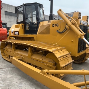 Topadoras de cadenas Caterpillar D7G D6 usadas de alta calidad con rippers, maquinaria de movimiento de tierras de alta potencia - Product Image 3