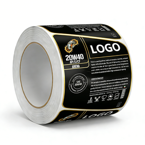 Étiquettes d'emballage pour bouteilles d'huile lubrifiante et d'huile <span class=keywords><strong>moteur</strong></span> avec logo personnalisé du fabricant, autocollants durables résistants à l'huile pour bouteilles en plastique - Product Image 2