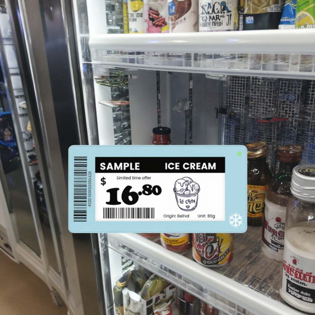 price tag machine supermarket