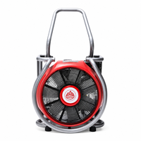 Ventilateur mobile personnalisé à pression positive de 9000 m³/h à haut débit d'air, à essence, pour l'évacuation des fumées d'incendie et les opérations de sauvetage