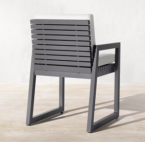 Sedia da giardino con struttura in alluminio <span class=keywords><strong>per</strong></span> mobili in metallo con cuscino impermeabile bracciolo <span class=keywords><strong>per</strong></span> sedia da pranzo utilizzato <span class=keywords><strong>per</strong></span> il soggiorno - Product Image 4