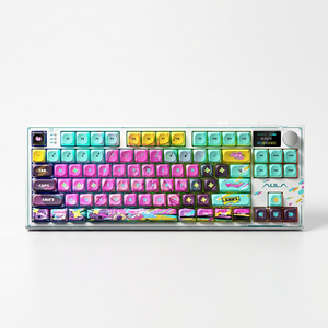 <span class=keywords><strong>Teclado</strong></span> Mecánico para Juegos AULA S87Pro, Inalámbrico 2.4G, Con Cable, Tres Modos, Intercambiable <span class=keywords><strong>en</strong></span> Caliente, para Esports - Product Image 1