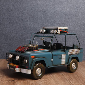 Promotion jouet de <span class=keywords><strong>voiture</strong></span> vintage moulé sous pression, modèle de voitures SUV véhicule tout-terrain - Product Image 3