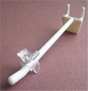 500 Pieces Inventory Control Clips Round Pegboard <b>Hook</b> Stoppers Accessories Fits 5mm to 7mm Diameter <b>Plastic</b> or Metal <b>Hooks</b> - Product Image 5