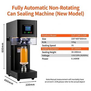 Scelleuse de canettes intelligente à couvercle en aluminium, entièrement automatique, non rotative, pour les salons de thé et les cafés - Product Image 2