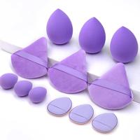 Accesorios de Maquillaje para Mujer, 12 Esponjas de Maquillaje, Esponja de Belleza, Borla Suave para Polvos Cosméticos, Esponjas para Base de Maquillaje